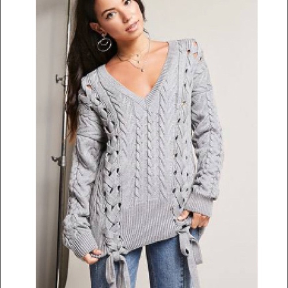 Gray Forever 21 Sweater
